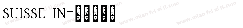 suisse in字体转换